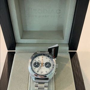 Zodiac Grand Rally Swiss chronograph watch